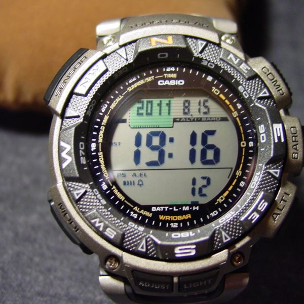 Casio Titanium Protrek Pag240t Watchcharts Marketplace