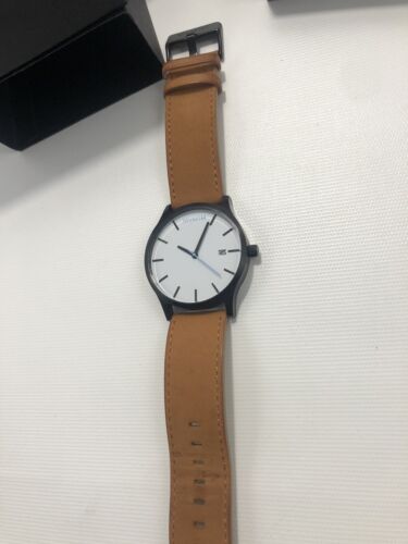 Mvmt black 2024 tan watch