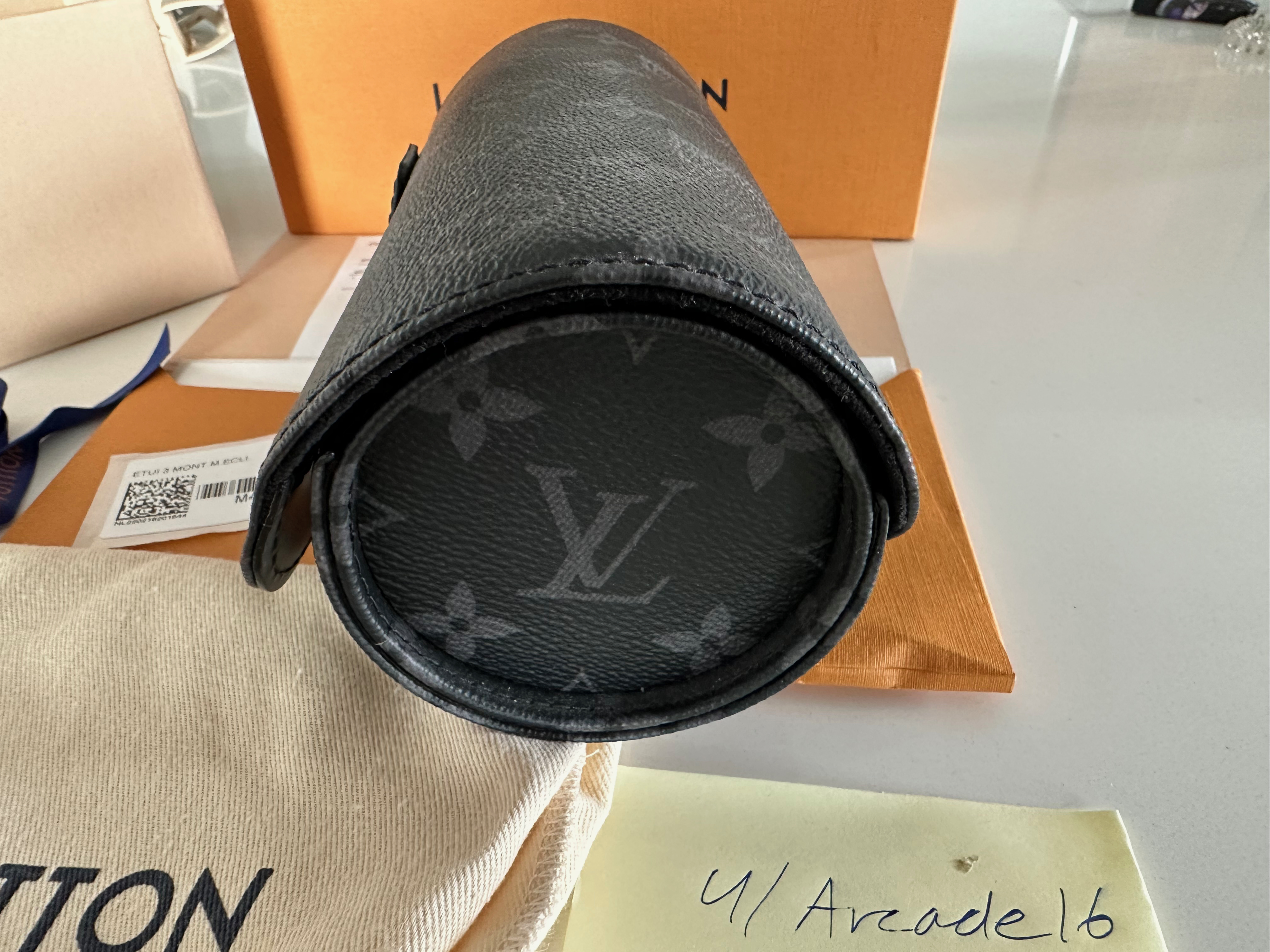 Louis Vuitton Monogram Eclipse Watch Roll