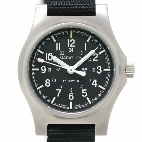 fs-pre-owned-marathon-36mm-officer-s-mechanical-gpm-ww194003ss