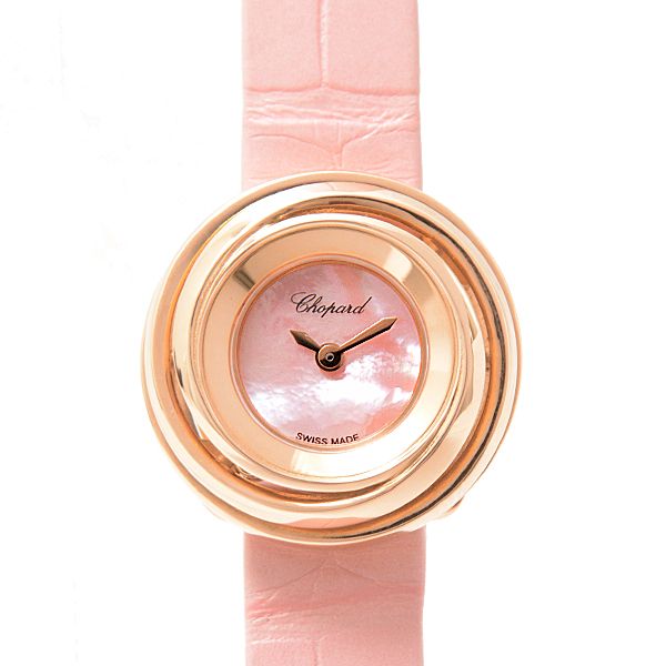 Chopard Happy Emotion Pink Shell Dial Women's Battery Operated Chopard ...