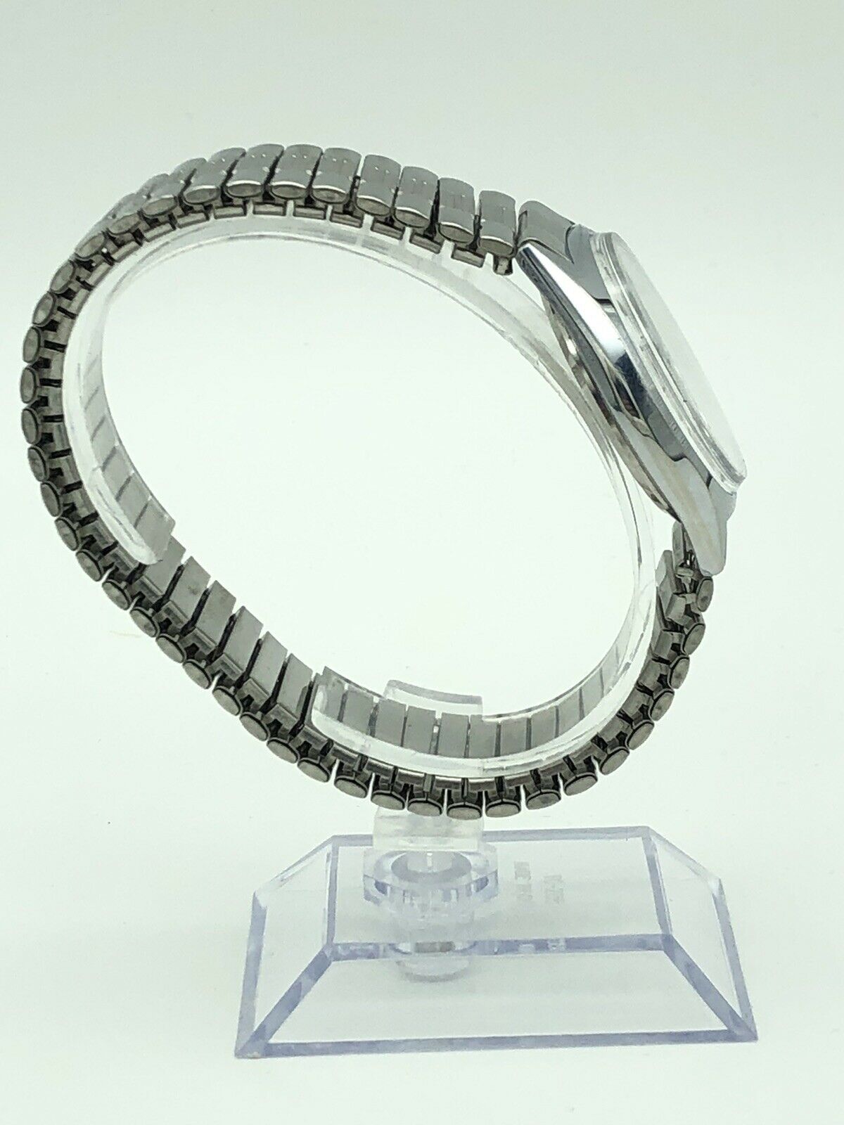 Vintage CITIZEN Men's CQ Quartz Watch 6100-S09851 Silver Day/Date