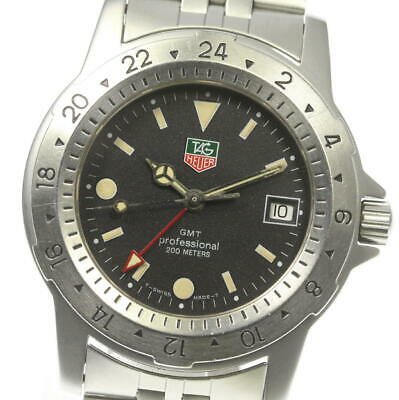 TAG HEUER 1500 series 159.306 1 GMT black Dial Quartz Men s