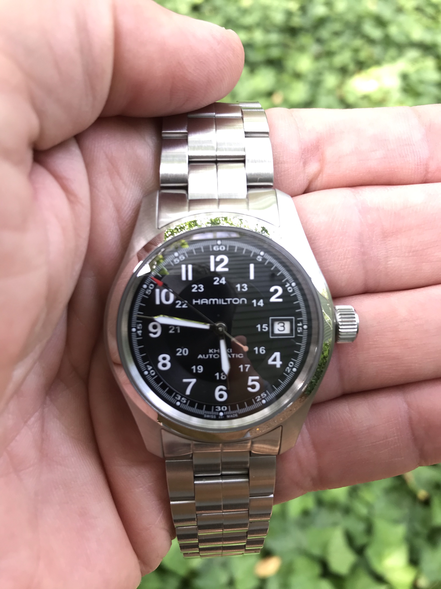 Hamilton khaki field top h70455133