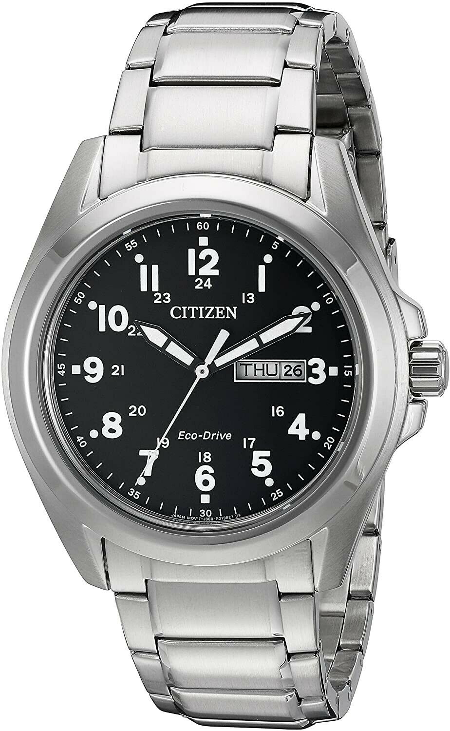 Citizen Men's Eco-Drive Stainless Steel Watch Day/Date, AW0050-82E