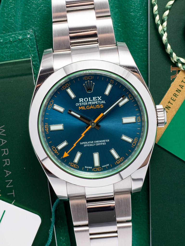 Rolex milgauss retail clearance price