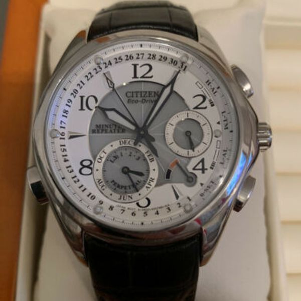 STUNNING CITIZEN ECO-DRIVE CALIBRE 9000 Watch with LEATHER STRAP G900 ...