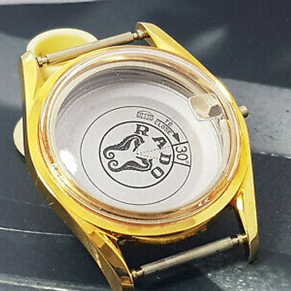 Vintage New Old Stock Case Dial & Movement Ring for Caliber As 1130 34