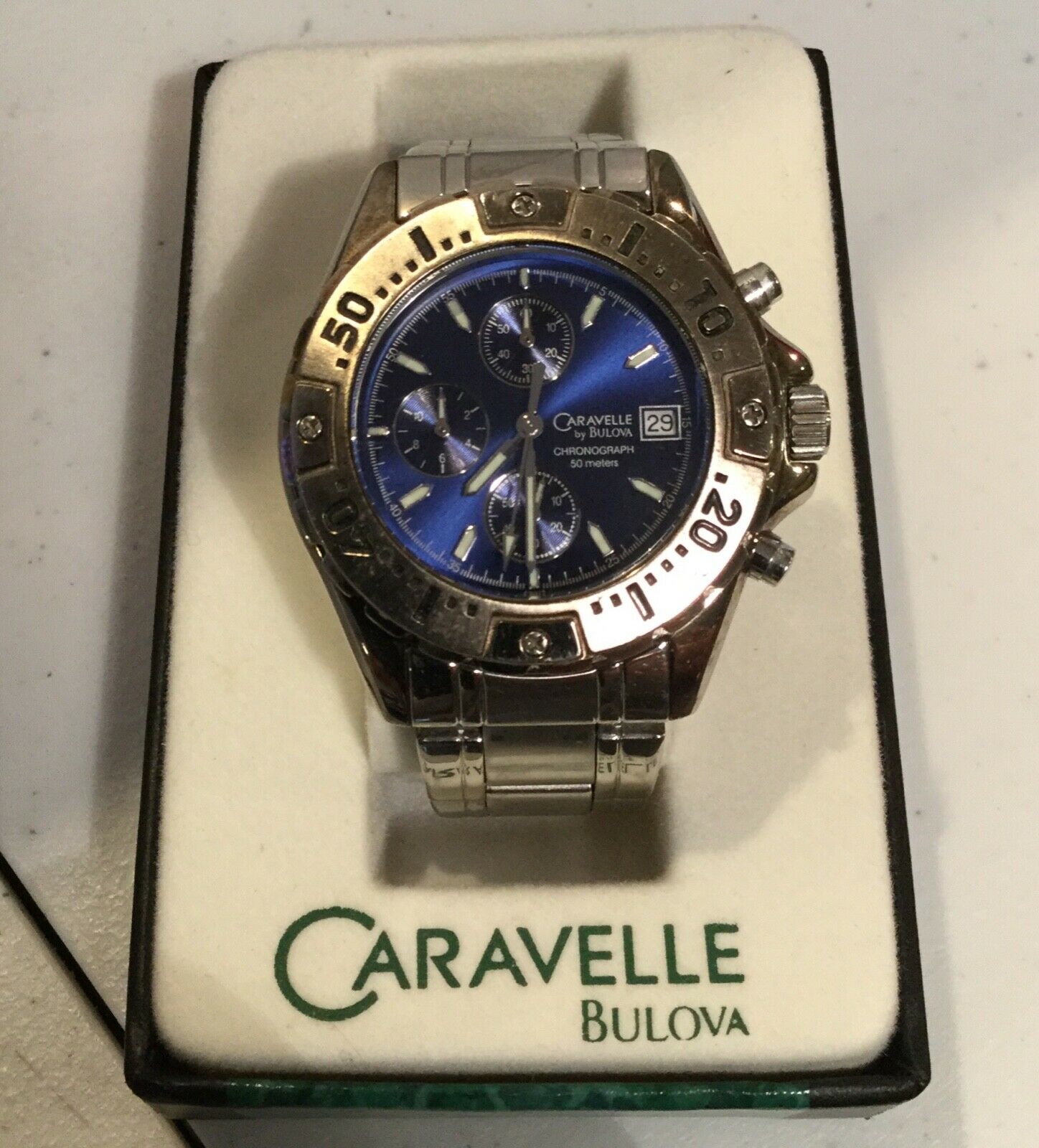 Caravelle by bulova 2025 chronograph 50 meters