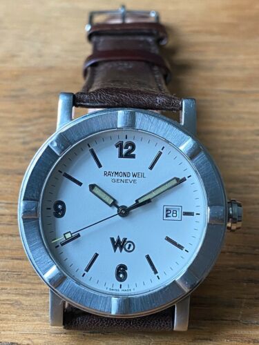 MENS RAYMOND WEIL GENEVE WATCH W1 6100 STAINLESS