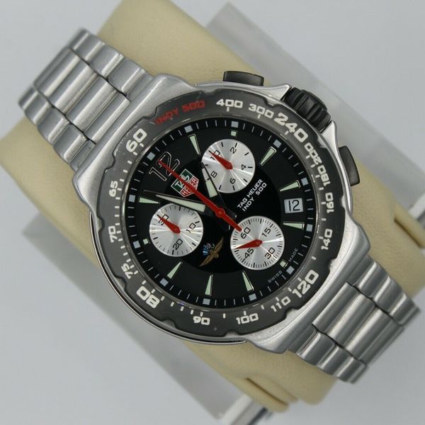 Tag Heuer CAC111A.BA0850 Indy 500 Formula 1 Watch Mens Chronograph ...