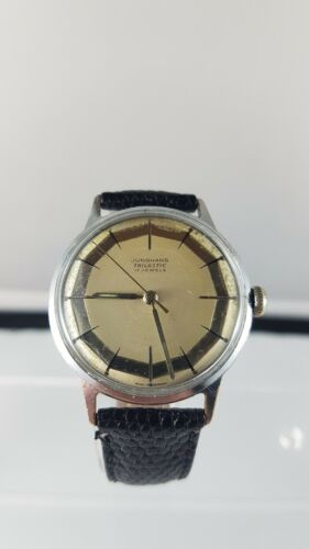 Vintage Junghans Trilastic 17 jewels men s watch working great Pan