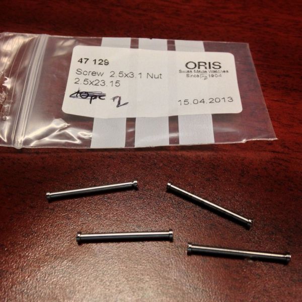 ORIS TT1 Diver LUG PIN/SCREWS WatchCharts