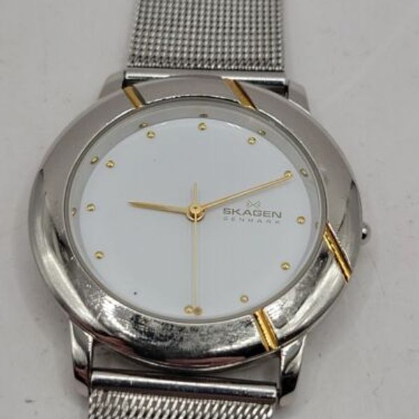 Bang & Olufsen B&O Skagen Silver Stainless Steel 4LSS Mens/Unisex Nice Rare Bang & Olufsen B&O Skagen Silver Stainless Steel  main image 2