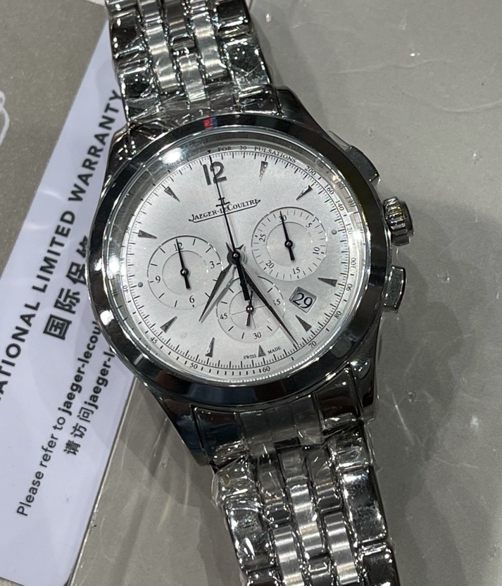 FS Jaeger LeCoultre Master Chronograph Silver Dial Q1538120