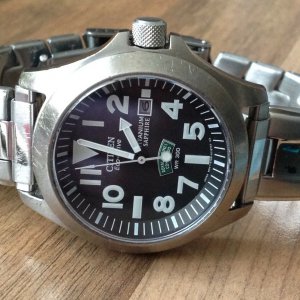 CITIZEN  MARINES COMMANDO英国海兵隊300WR Citizen Royal Marines comando titanium watch - YouTube