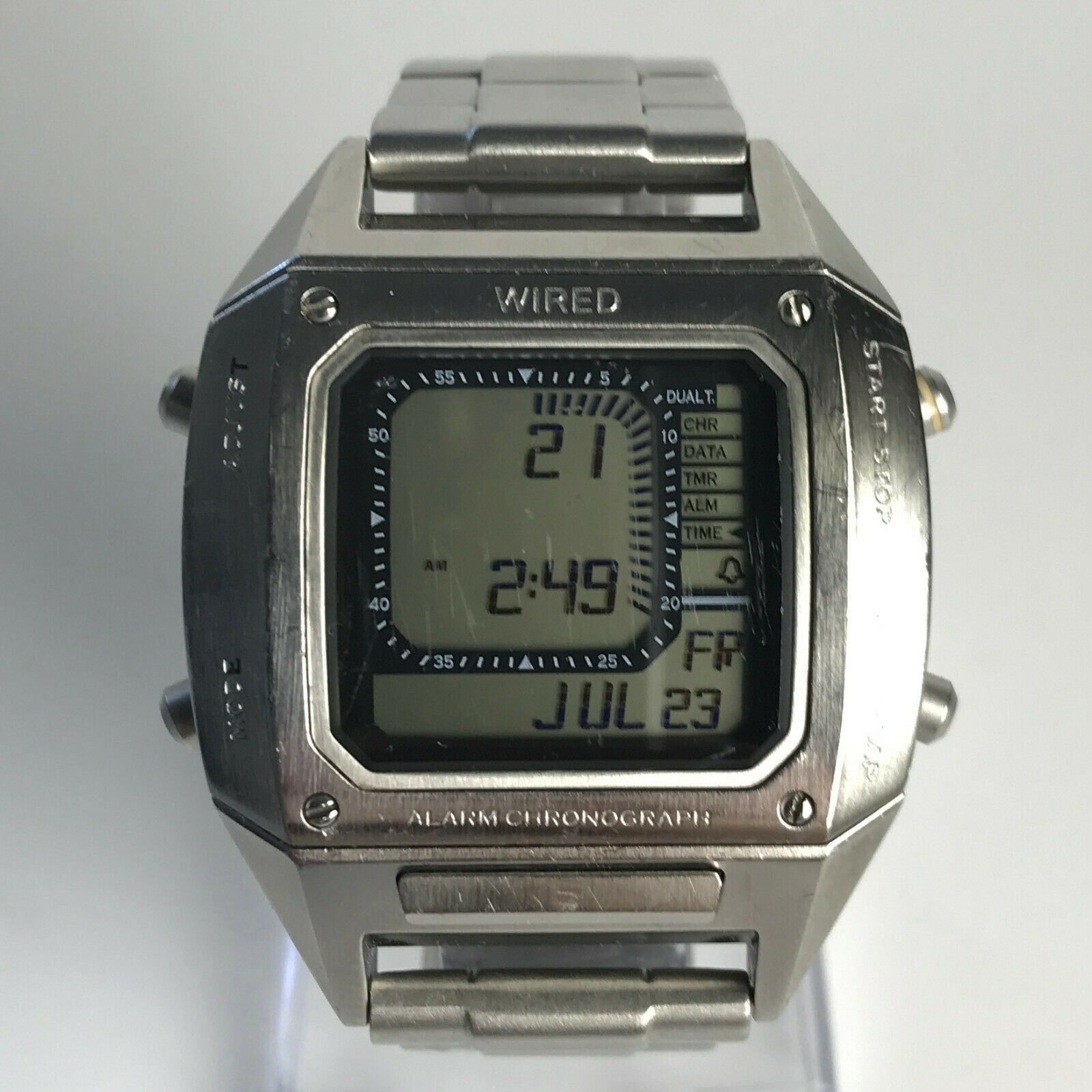 Seiko WIRED x BEAMS Solidity Watch silver digital W865