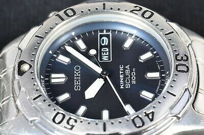 Seiko 5M63-0B30 SBCZ007 Blue dial Scuba 200m Diver Kinetic