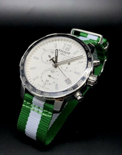 Tissot Quickster NBA Celtic Teams Watch With Green And White Strap