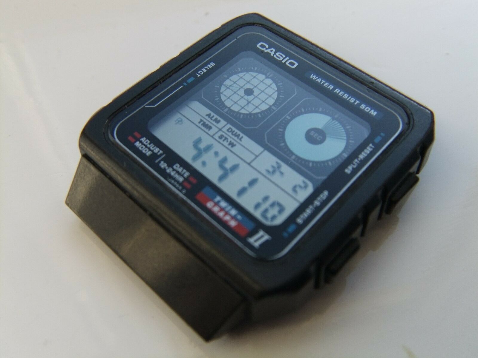 Casio AE-21W Digital Watch Mens Retro Vintage Module 809 Twin