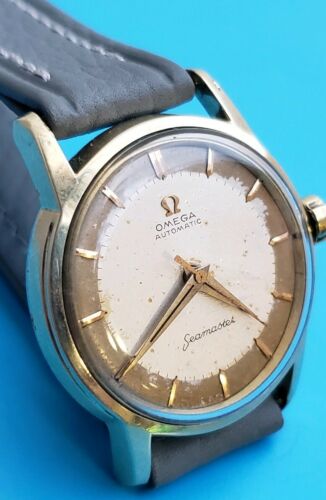 Vintage 1956 Omega Seamaster Automatic Cal 471 Ref 2790 8SC Mens Watch  Working | WatchCharts Marketplace