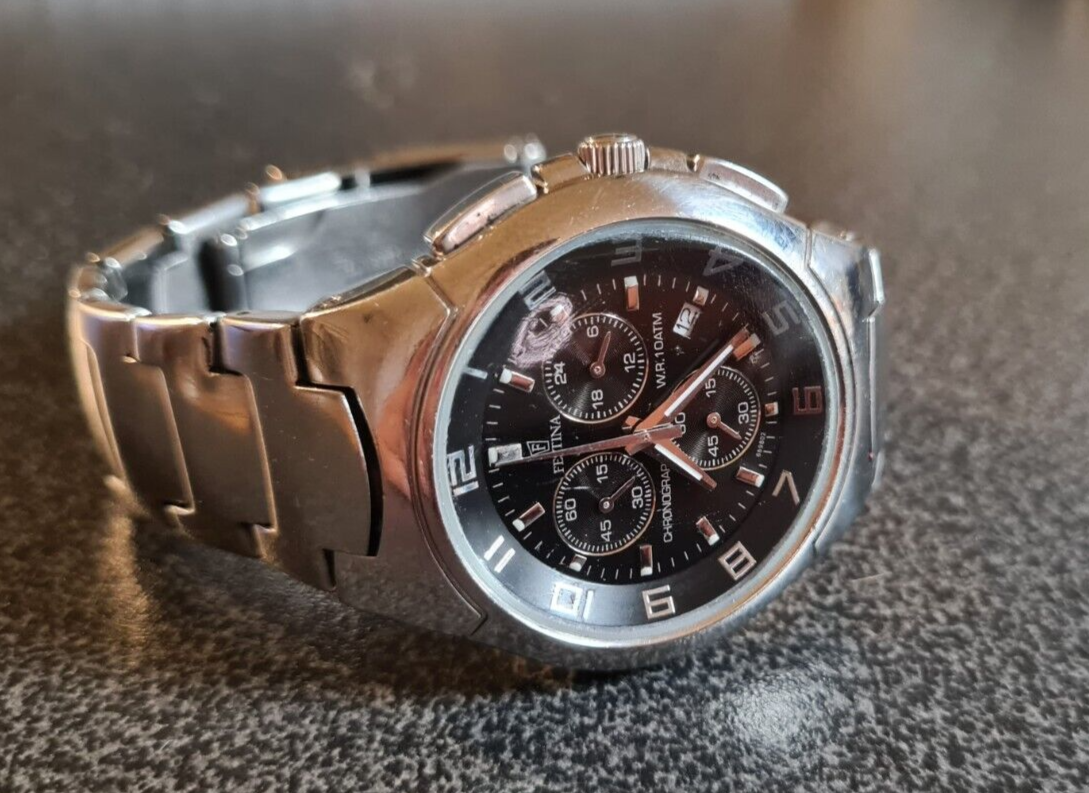 Festina chronograph sale wr 10 atm