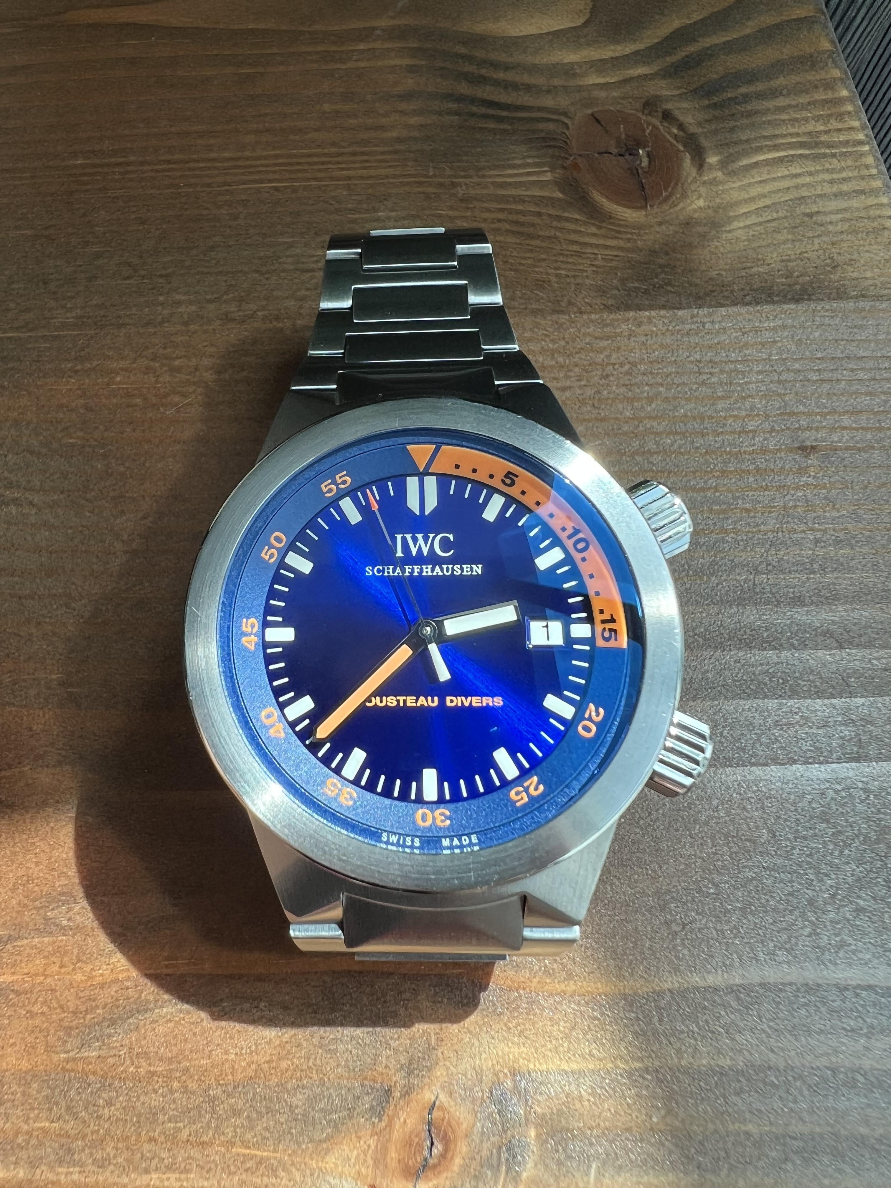 Iwc diver cheap cousteau