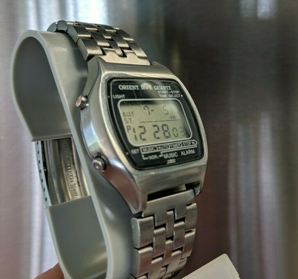 Orient Music Alarm G700102 - 1970s Vintage Digital Watch