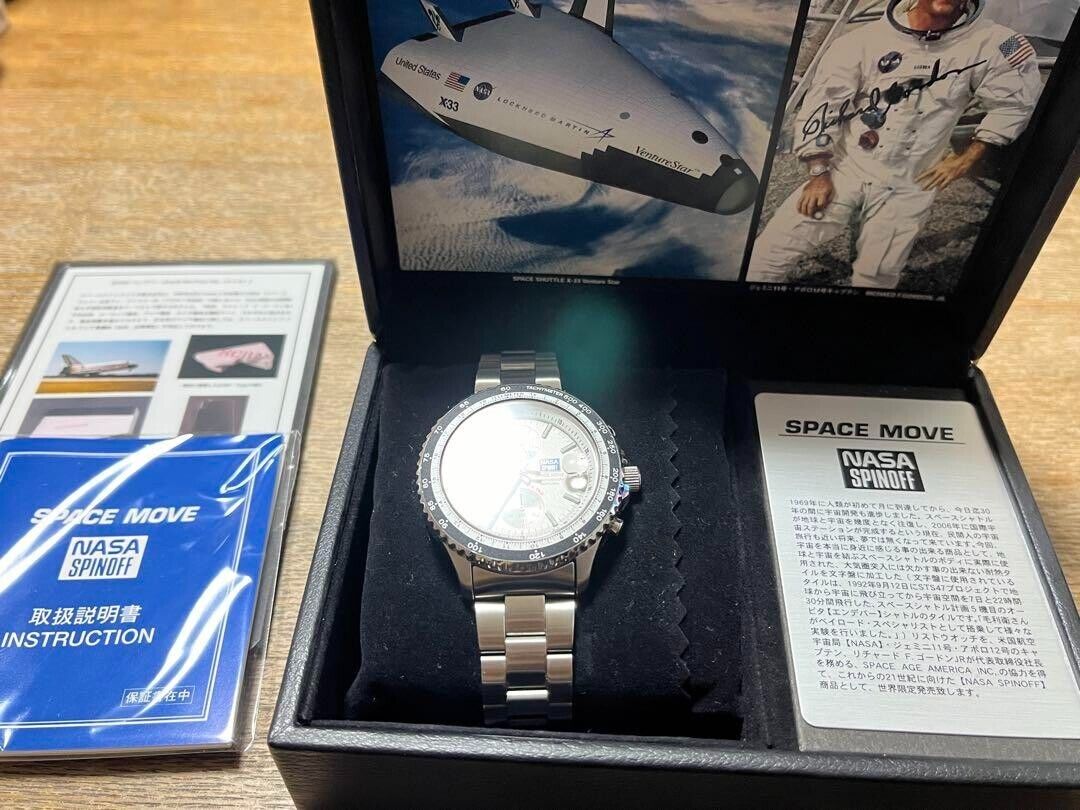 Seiko Instruments NASA SPINOFF SPACEMOVE Men's Watch Quartz White