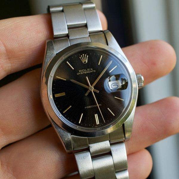 [WTS] Rolex OysterDate ref 6694 | Rare Black no-lume Dial | Solid ...