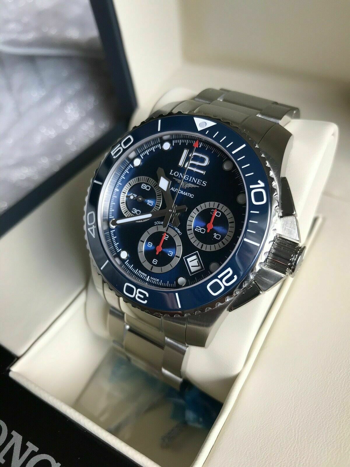 Longines hydroconquest deals chronograph 2019