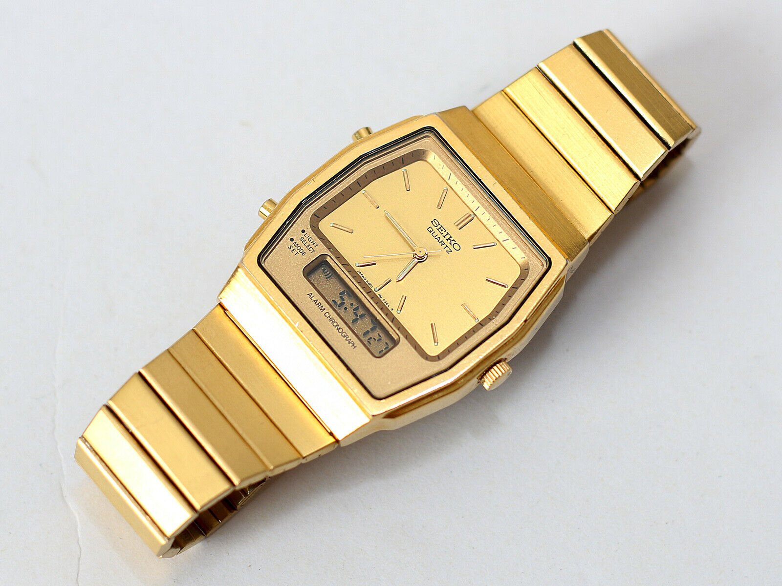 Vintage Seiko H601-5400 Analog Digital Men's Gold Tone Quartz Watch |  WatchCharts