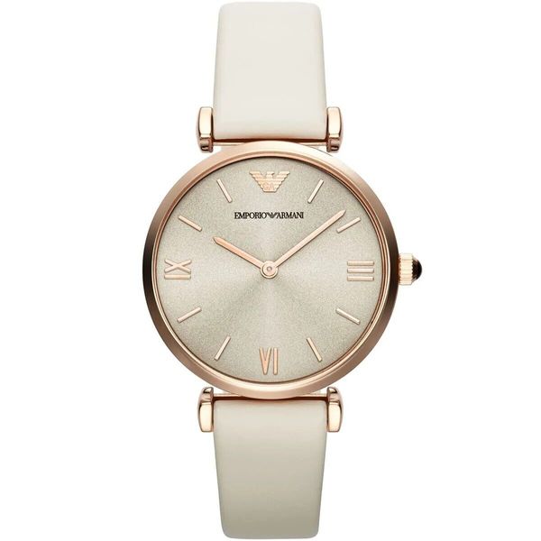 Emporio Armani AR1769 Gianni T-bar Rose Gold 32mm Ladies Watch NEW ...