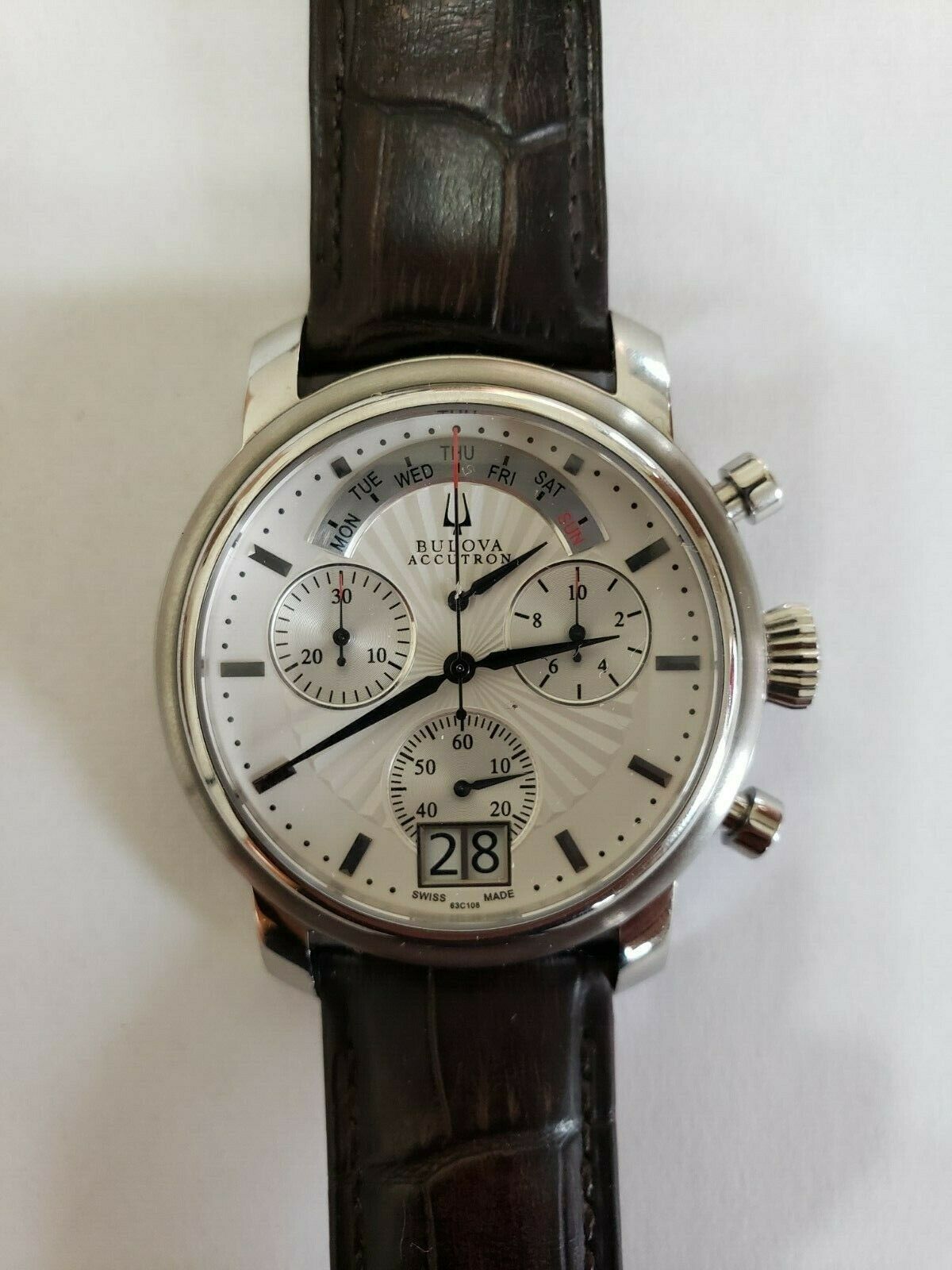 BULOVA ACCUTRON クロノグラフ 腕時計【型番:63C108】 BULOVA ACCUTRON クロノグラフ 腕時計【型番 63C108】 クオーツ