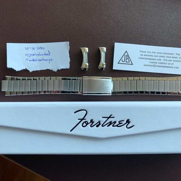 forstner flat link bracelet for omega speedmaster