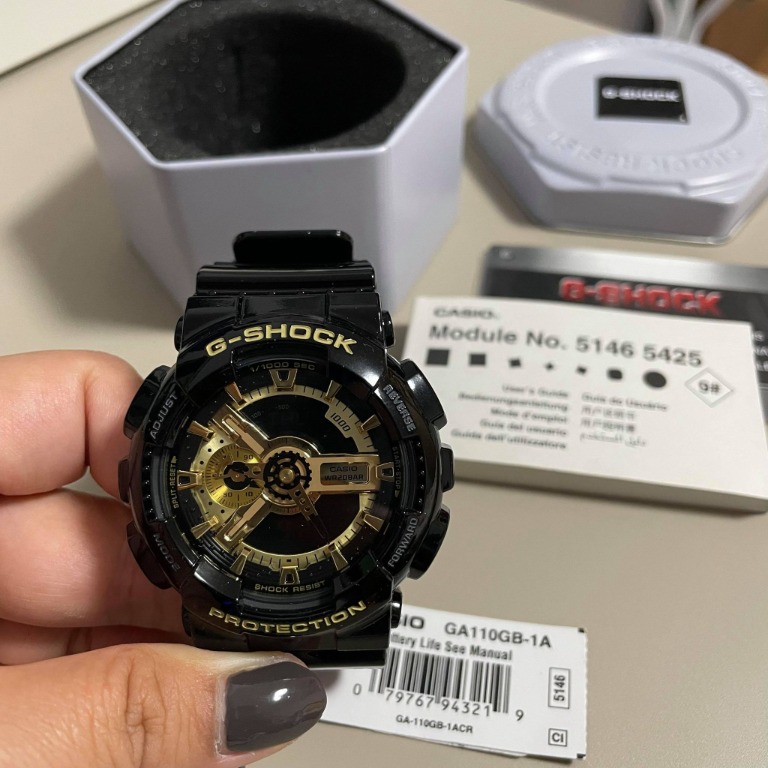 Casio G Shock Garish Black Collection Series Watch Ga110gb 1a Watchcharts