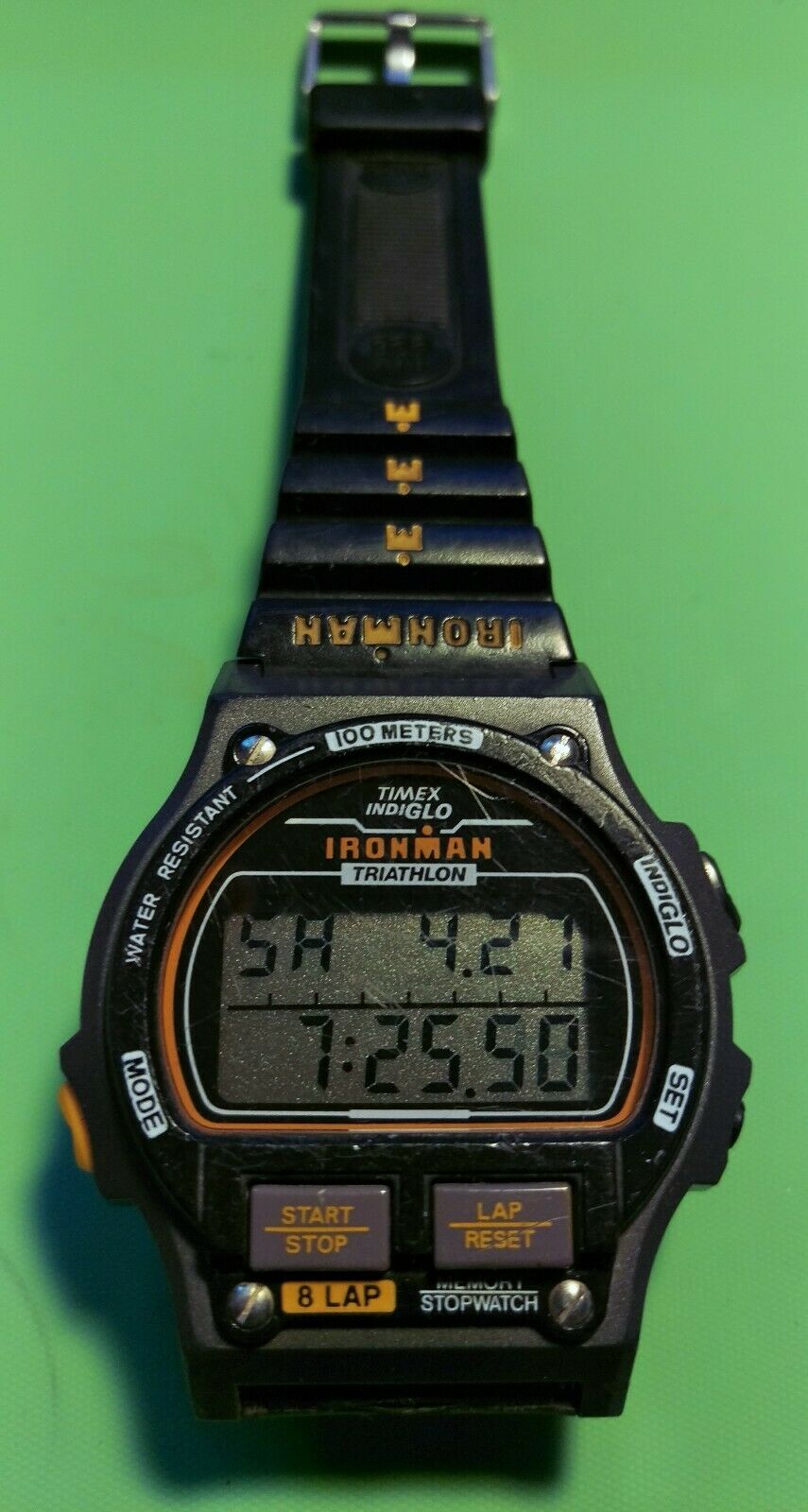 Vintage Timex Ironman Triathlon LCD Watch IndiGlo 1990s Black Face/Band |  WatchCharts