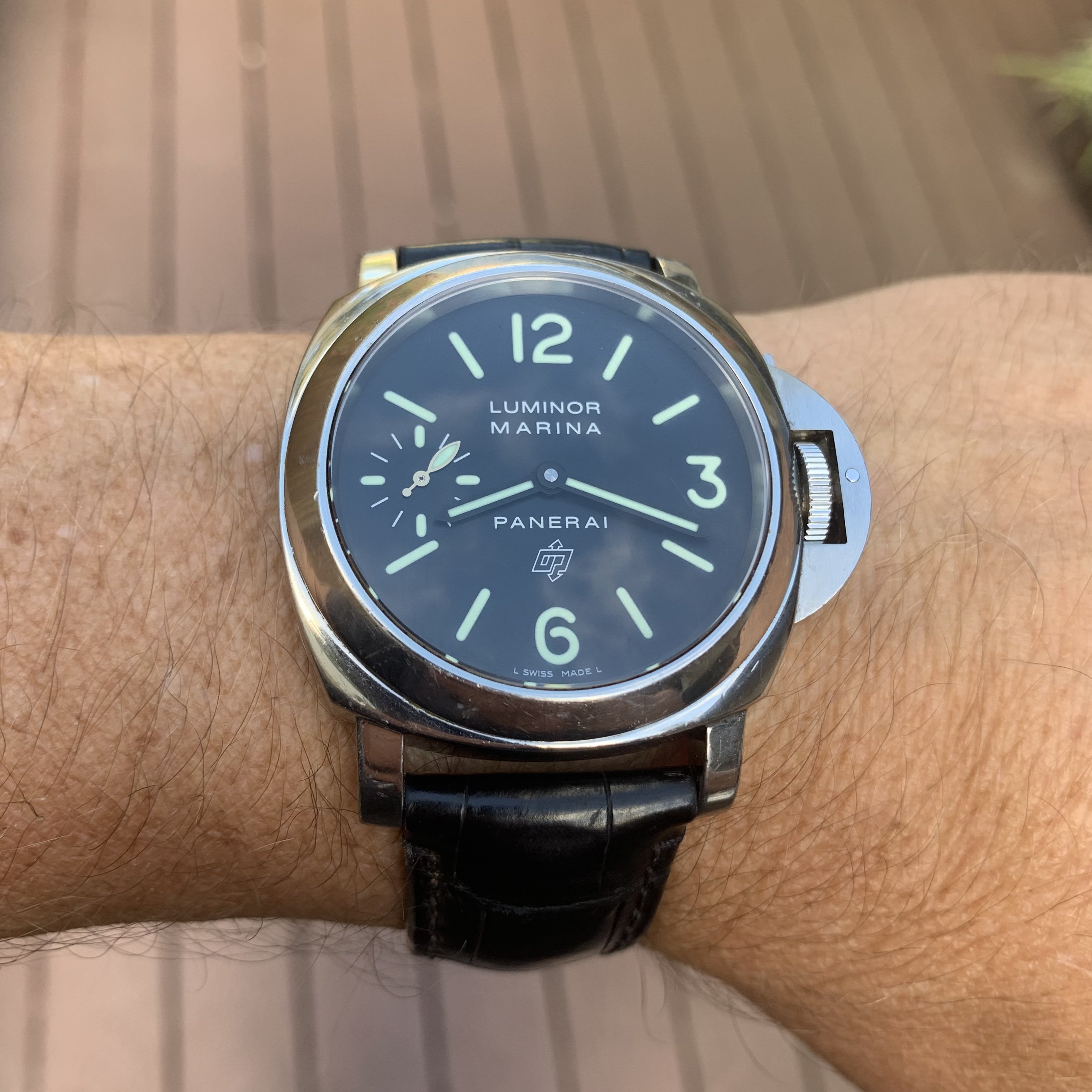 3 000 USD FS Panerai Luminor Marina Logo PAM005 WatchCharts