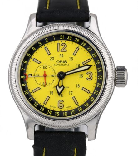 MINT Oris Big Crown Commander Pointer Date 33mm Automatic Yellow