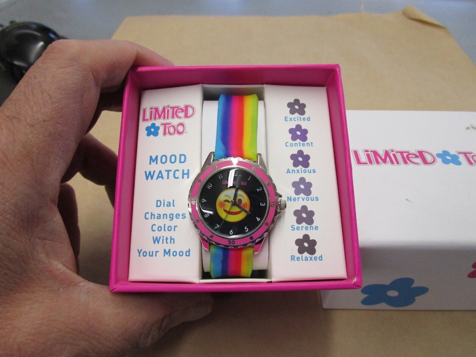 Working New Limited Too Purple Heart Mood Watch Dial Girls Wristwatch |  WatchCharts