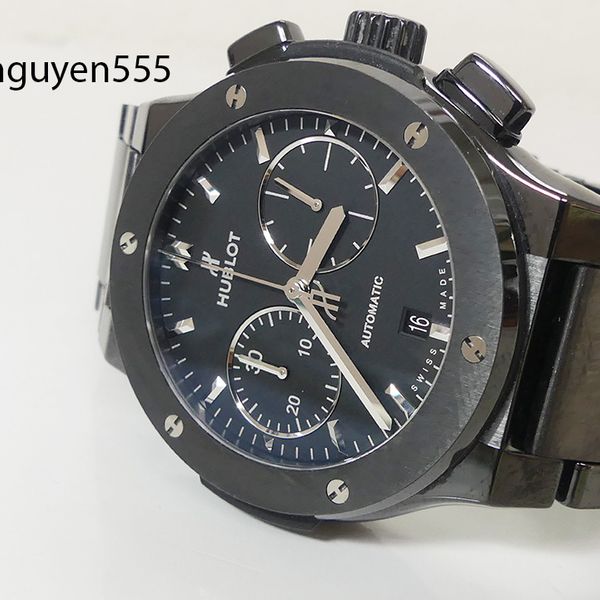 FS Hublot Classic Fusion Black Magic Ceramic Chronograp Bracelet ...