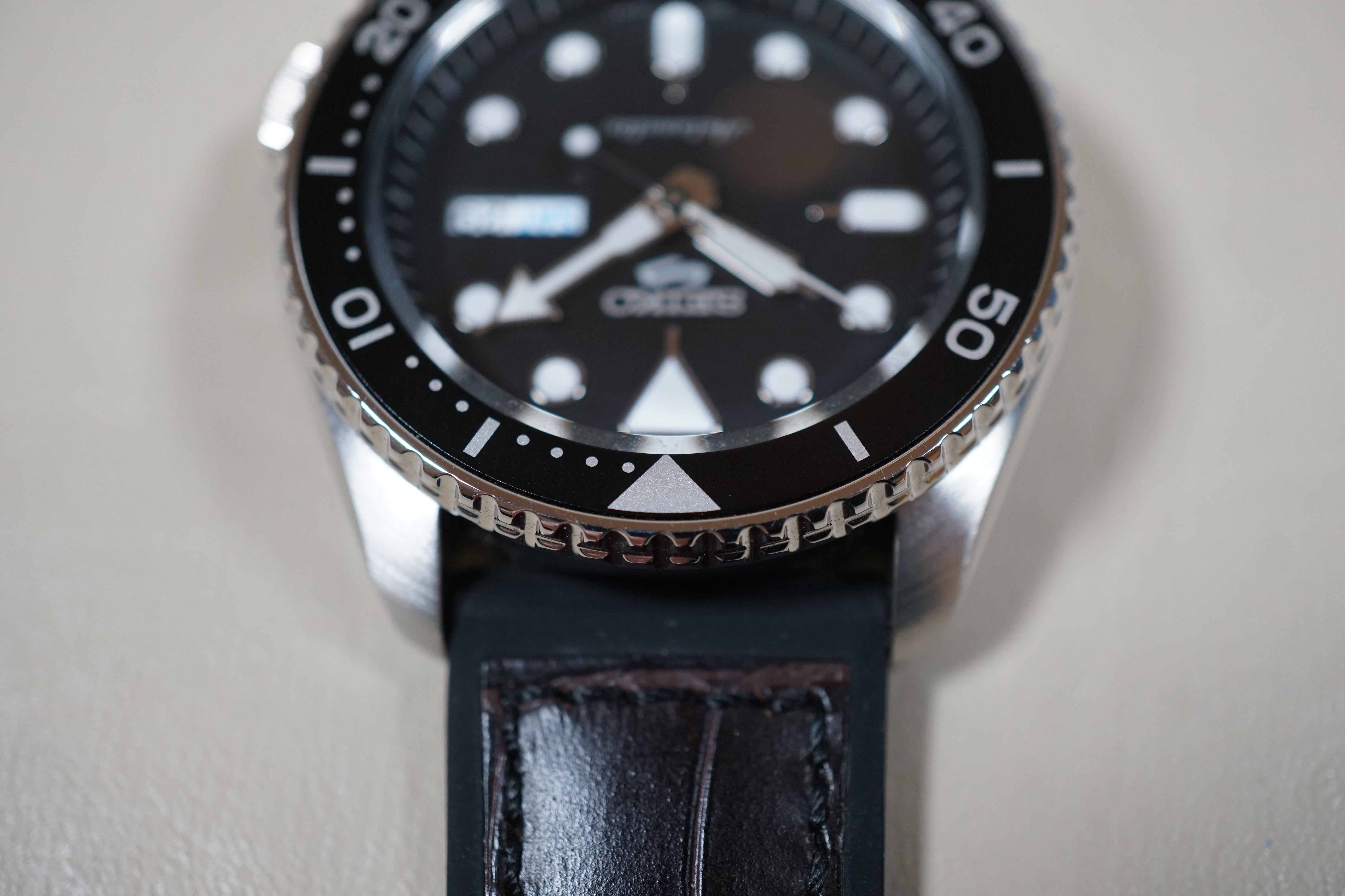 WTS Seiko 5 Sports SBSA027 4R36 Specialist Style Black Automatic