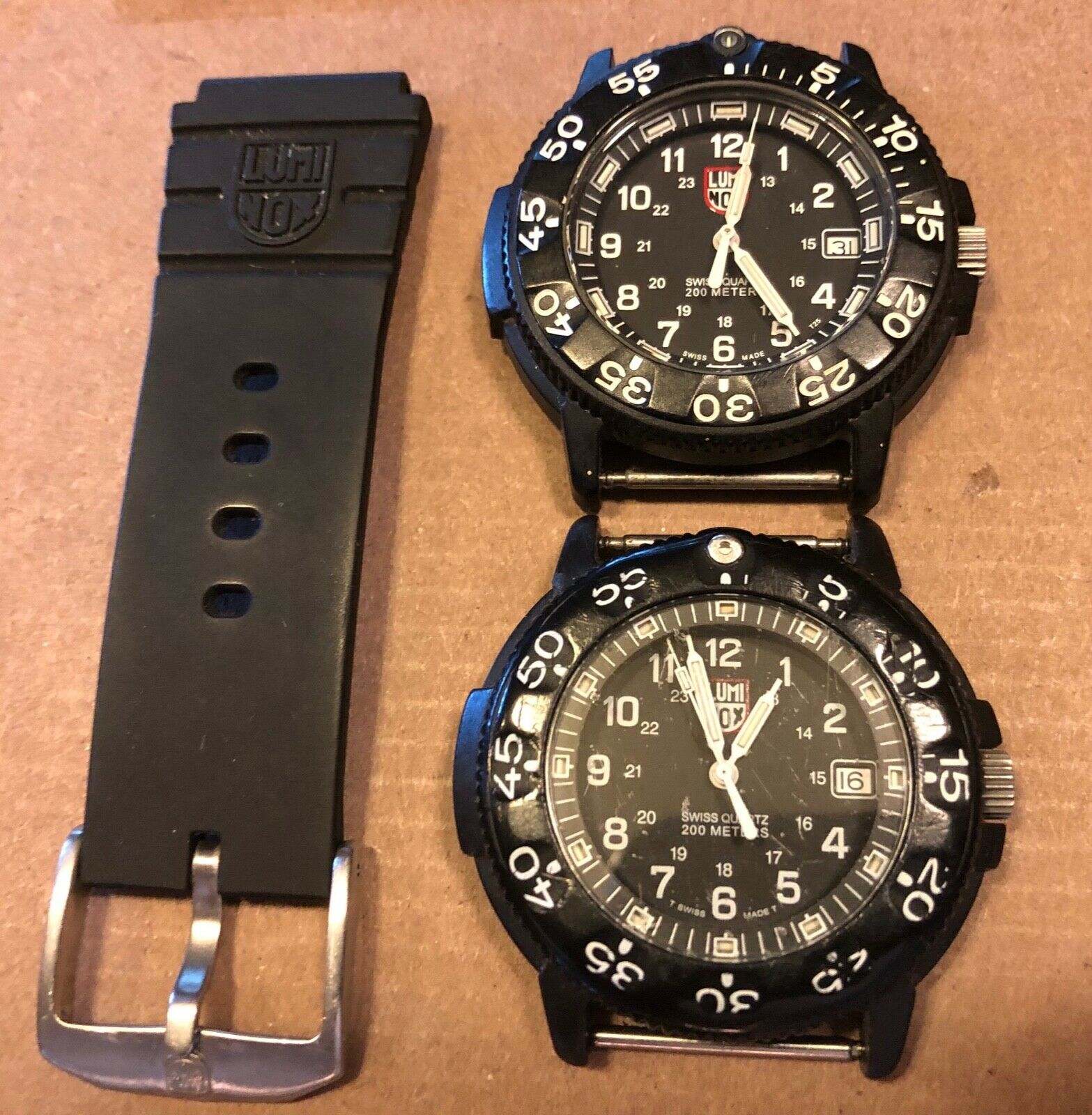 Luminox Watches, series 3000/3900 and 3000/3900 V3, for repair or