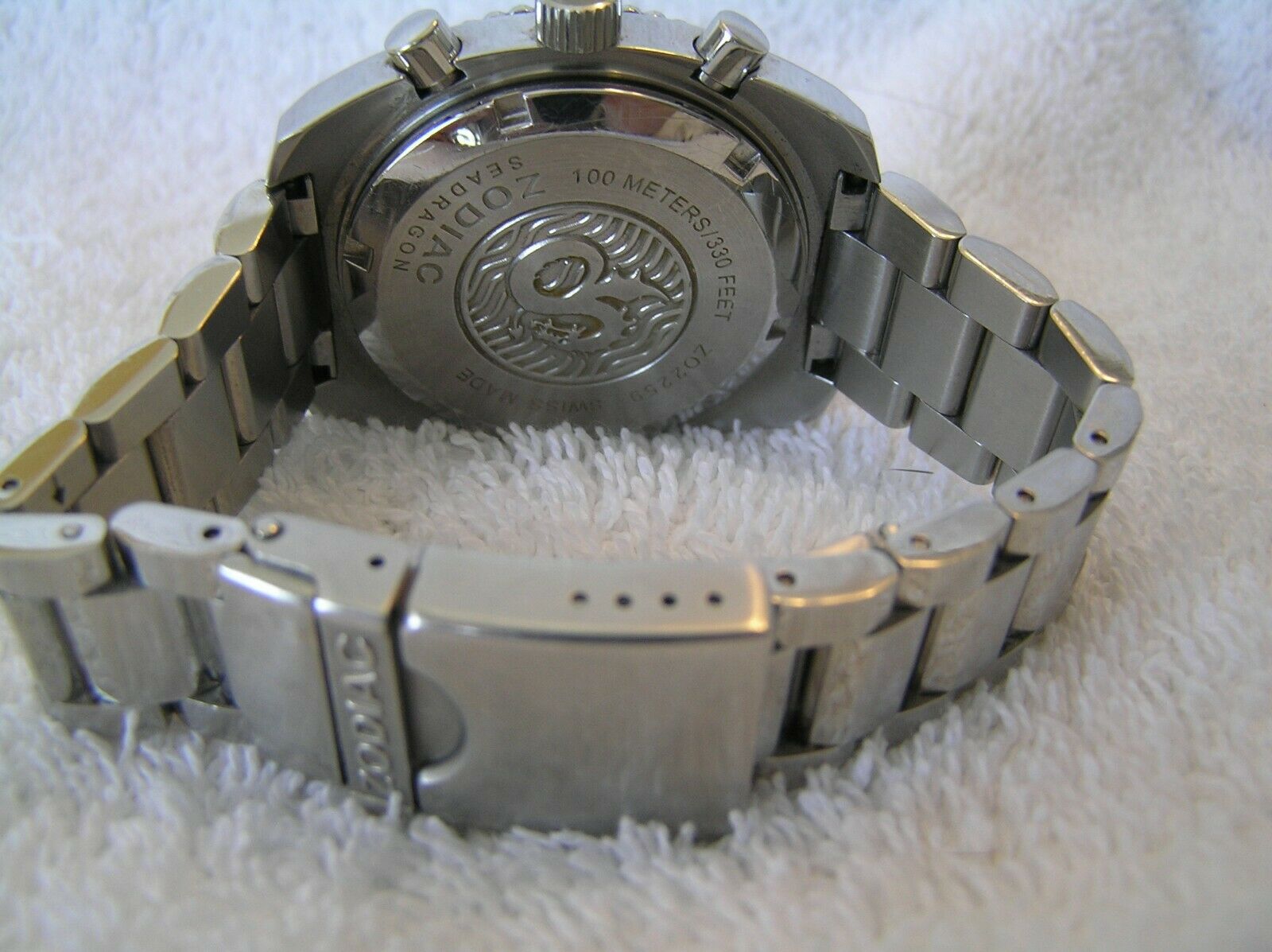 3pt8 ???? GENUINE ZODIAC SEA DRAGON CHRONOGRAPH QUARTZ WATCH