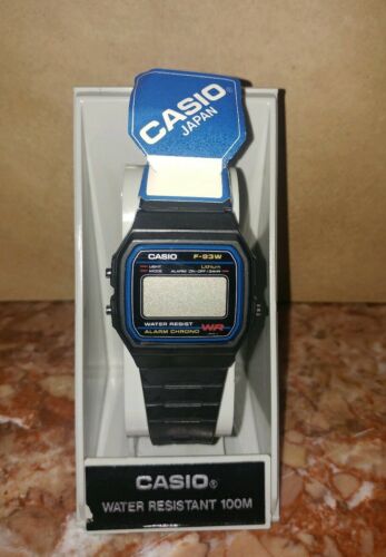 Vintage 1989 Casio F-93W Alarm 