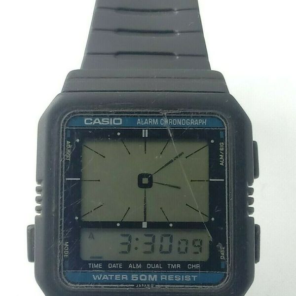 VINTAGE CASIO DIGI-ANA AE-8W QW.188 DUEL TIME WATCH | WatchCharts