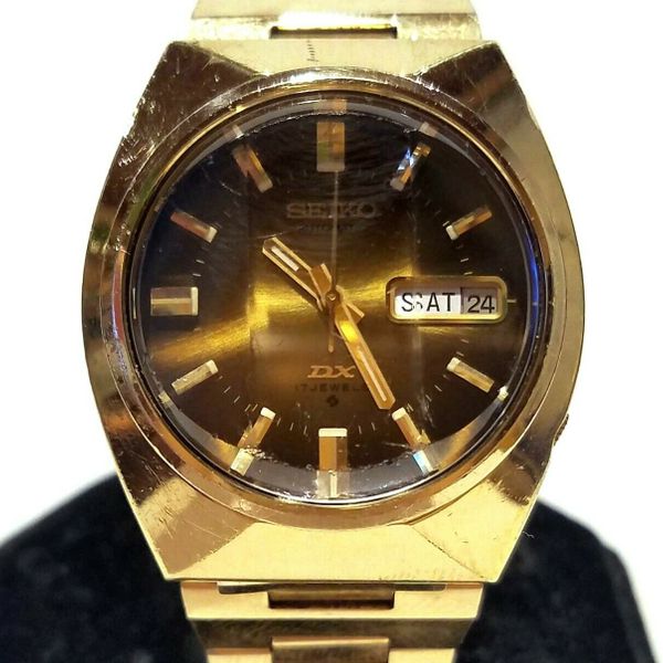 Men's Vintage Seiko DX 17J Prism Crystal SGP Watch 6106-7729