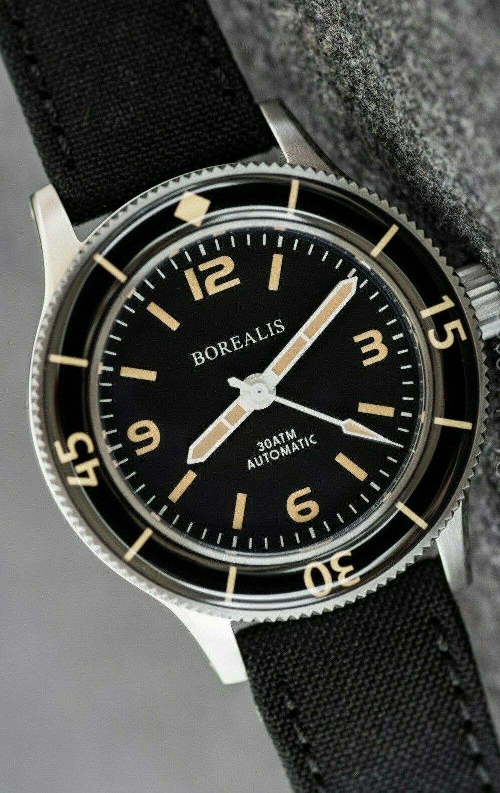 Borealis Sea Storm Diver Old Radium Lume New in Box A Modern Classic 41mm WatchCharts