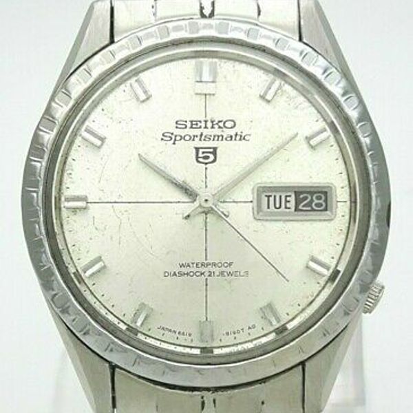Vintage Seiko 5 Sportsmatic Dolphin 6619 8100 Japan 21J Automatic Watch  Oct' 66 | WatchCharts