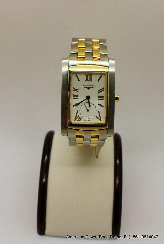 Longines DolceVita 2 Tone Quartz Watch L5.670.5 Stainless 18K